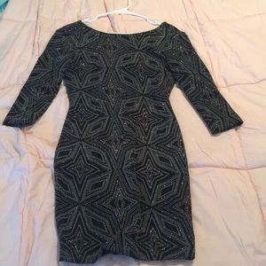 Black formal dress